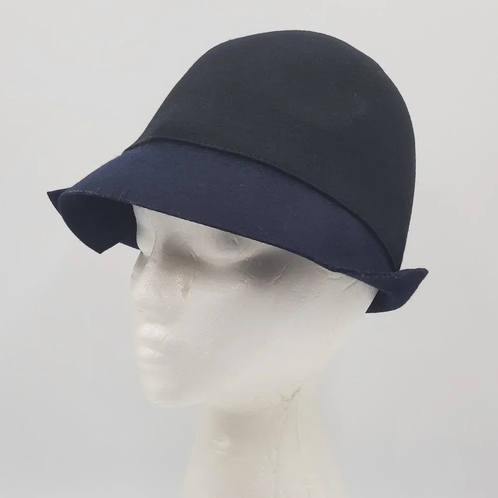 Vince Camuto 2-Tone Wool Cloche